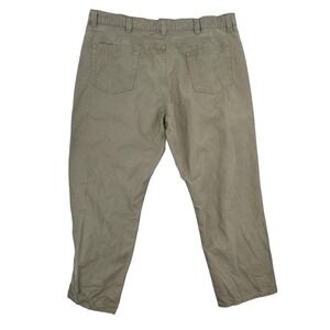 Blue Mountain Mens Canvas Utility Work Pants Brown 42x30